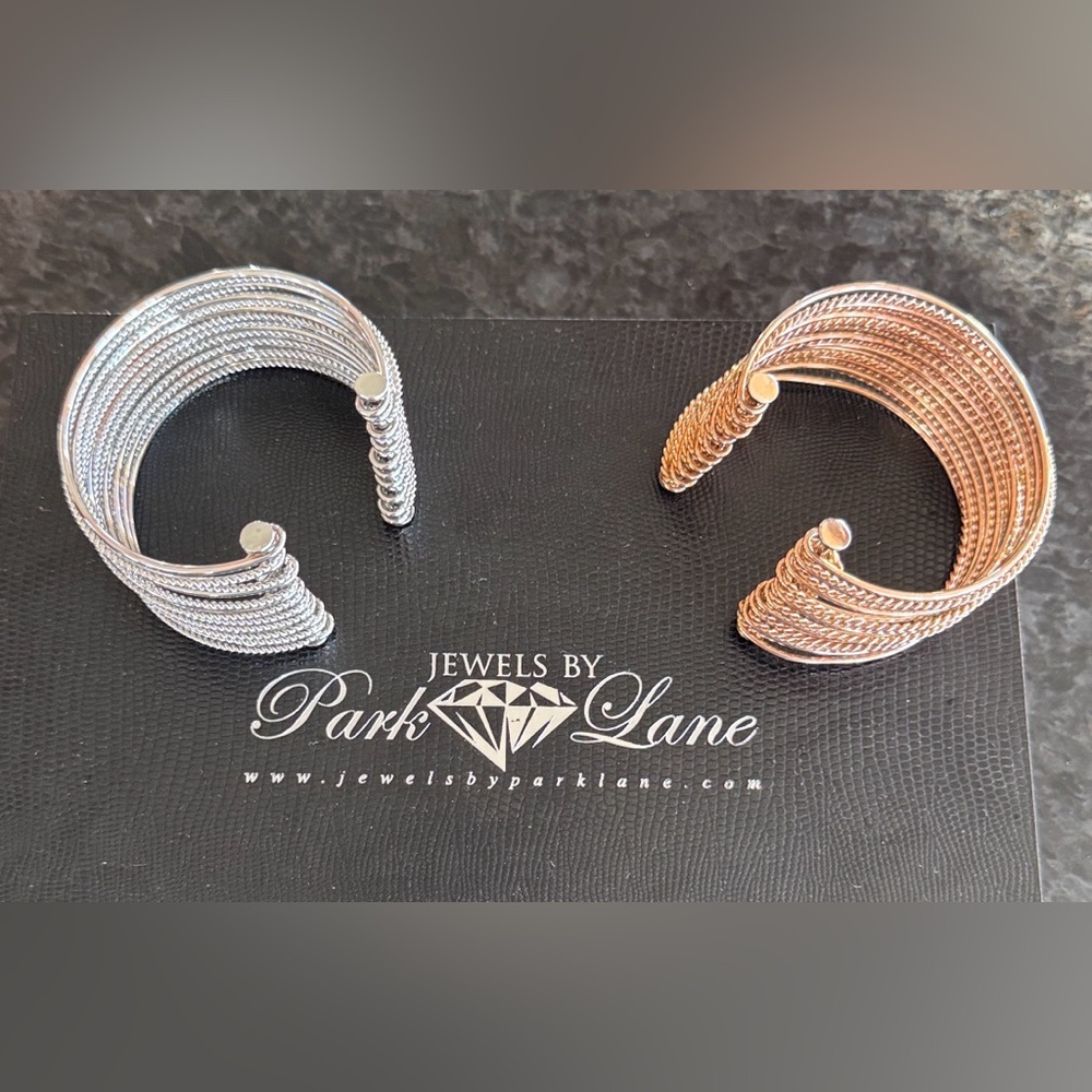 Park Lane Flair Silvertone and Goldtone Bracelets - both are included in sale